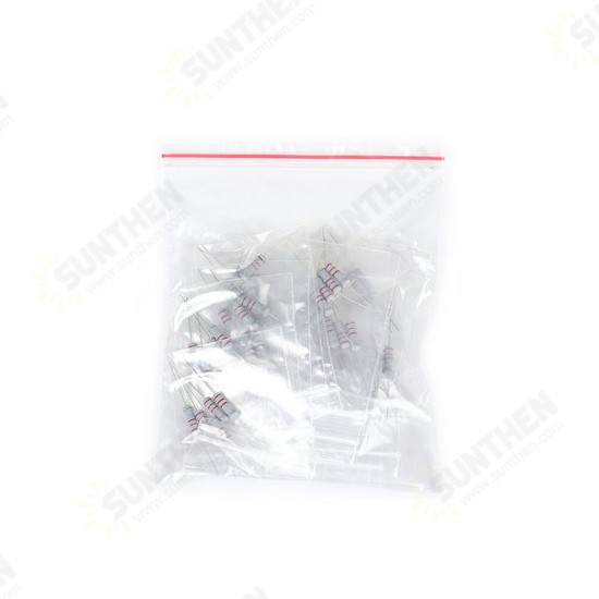 150pcs 30Values 5% Accuracy Resistor Element Package 5w Carbon Film Resistor Package 0.1ohm-750ohm Common Resistor