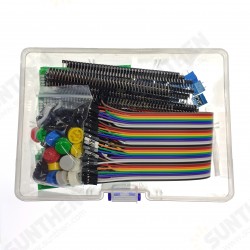 175PCS PCB Circuit Board LED Diode Connector Terminal Tact Switch Electronic Component Kit 175PCS PCB Circuit Board LED Diode Connector Terminal Tact Switch Electronic Component Kit