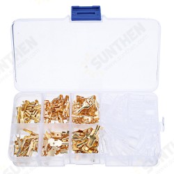 180Pcs Quick Splice 2.8mm 4.8mm 6.3mm Male and Female Wire Spade Connector Wire Crimp Terminal Block with Insulating Assortment 180Pcs Quick Splice 2.8mm 4.8mm 6.3mm Male and Female Wire Spade Connector Wire Crimp Terminal Block with Insulating Assortment