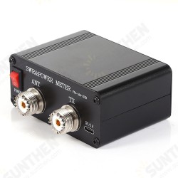 0.5W-120W SWR HF Short Wave SWR and Power Watt Meter Forward Power Reflected Power Antenna Power Efficiency Standing Wave Battery Voltage Display 0.5W-120W SWR HF Short Wave SWR and Power Watt Meter Forward Power Reflected Power Antenna Power Efficiency Standing Wave Battery Voltage Display