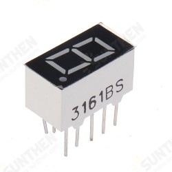 1Pcs 3161BS 0.36 inch LED Digital Tube One-digit Common Anode Bright Red Light 1Pcs 3161BS 0.36 inch LED Digital Tube One-digit Common Anode Bright Red Light