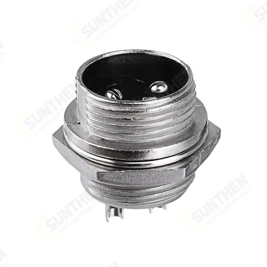 1Set GX16-2 Pin Male And Female Diameter 16mm Wire Panel Connector GX16 Circular Aviation Connector Socket Plug