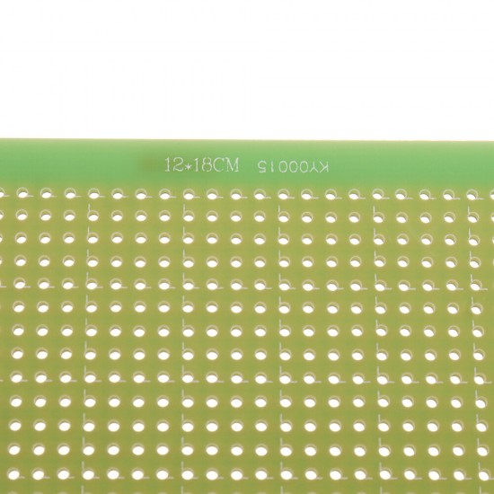 1pcs 12*18cm 12X18cm FR4 Single-Sided PCB Experiment Printed Circuit Board Epoxy Glass Fiber FR-4 Green Prototype Universal