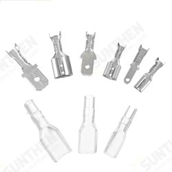 200Pcs 2.8mm/4.8mm/6.3mm Silver Terminals 200Pcs 2.8mm/4.8mm/6.3mm Silver Terminals