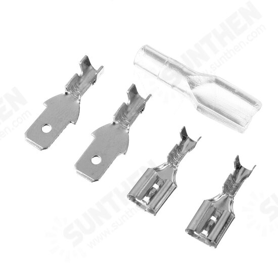 200Pcs 2.8mm/4.8mm/6.3mm Silver Terminals