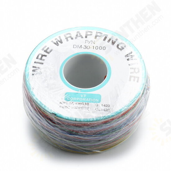 200m 0.55mm 8 Color Circuit Board Single-Core Tinned Copper Wire Jumper Cable Dupont Wire