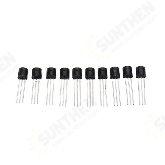 200pcs 10 Values 20 Each TO-92 Transistor Assortment Assorted Kit BC327 BC337 BC517 BC547 BC548 BC549 BC550 BC556 BC557 BC558