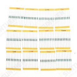 200pcs 20 Value 0.5W Assorted Color Wheel Inductor Kit 10% Tolerance Set