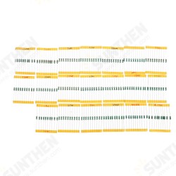 200pcs 20 Value 0.5W Assorted Color Wheel Inductor Kit 10% Tolerance Set