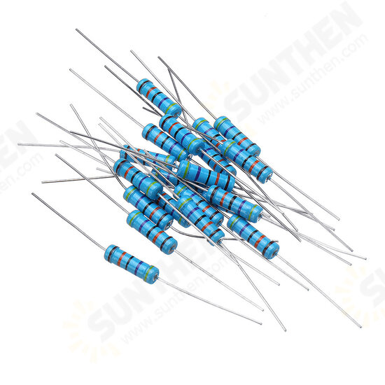 200pcs 2W Metal Film Resistor Resistance 1% 470K ohm Resistor