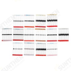 200pcs Fast Switching Schottky Diode Assorted Kit 1N4001 1N4004 1N4007 1N5408 UF4007 FR207 1N5817 1N5819 1N5822 1N4148 RL207 200pcs Fast Switching Schottky Diode Assorted Kit 1N4001 1N4004 1N4007 1N5408 UF4007 FR207 1N5817 1N5819 1N5822 1N4148 RL207
