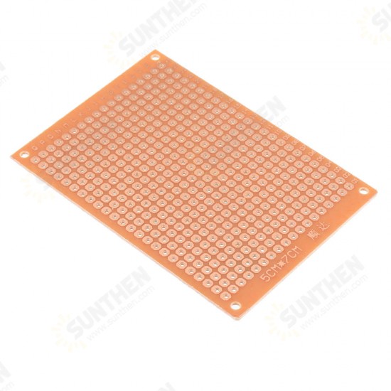 200pcs Universal PCB Board 5x7cm 2.54mm Hole Pitch DIY Prototype Paper Printed Circuit Board Panel Single Sided Board