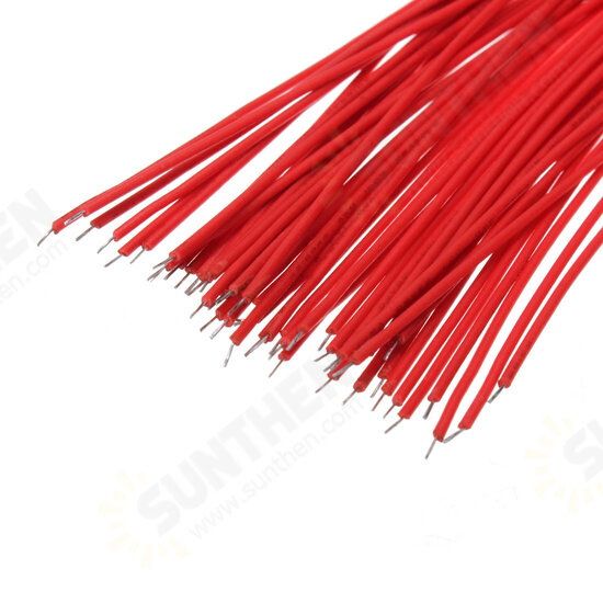 20Pcs Breadboard Jumper Jump Cable Coded Wire Tinned 20cm/7.9inch For Arduino