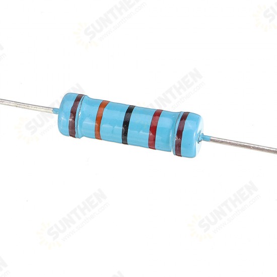 20pcs 2W 120KR Metal Film Resistor Resistance 1% 120K ohm Resistor