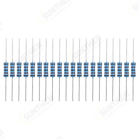 20pcs 2W 12KR Metal Film Resistor Resistance 1% 12K ohm Resistor