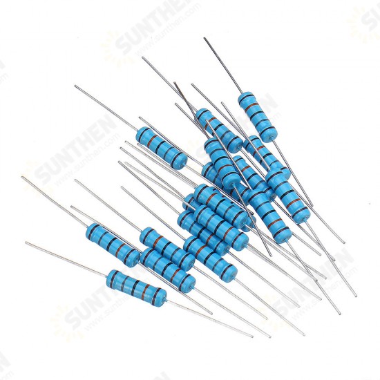 20pcs 2W 180KR Metal Film Resistor Resistance 1% 180K ohm Resistor