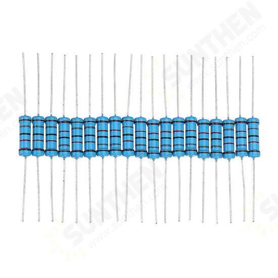 20pcs 2W 18KR Metal Film Resistor Resistance 1% 18K ohm Resistor