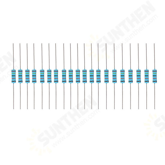 20pcs 2W 240KR Metal Film Resistor Resistance 1% 240K ohm Resistor