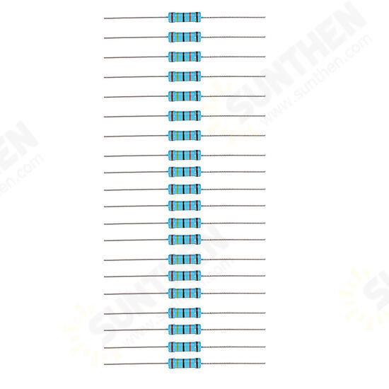 20pcs 2W 240KR Metal Film Resistor Resistance 1% 240K ohm Resistor
