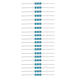 20pcs 2W 240KR Metal Film Resistor Resistance 1% 240K ohm Resistor