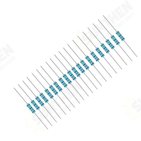 20pcs 2W 240KR Metal Film Resistor Resistance 1% 240K ohm Resistor