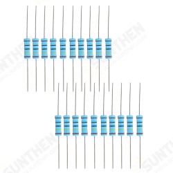 20pcs 2W 2.4KR Metal Film Resistor Resistance 1% 2.4K ohm Resistor 20pcs 2W 2.4KR Metal Film Resistor Resistance 1% 2.4K ohm Resistor