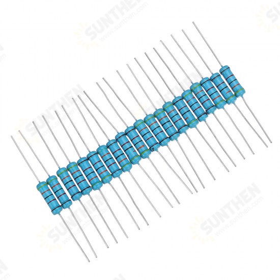 20pcs 2W 43KR Metal Film Resistor Resistance 1% 43K ohm Resistor