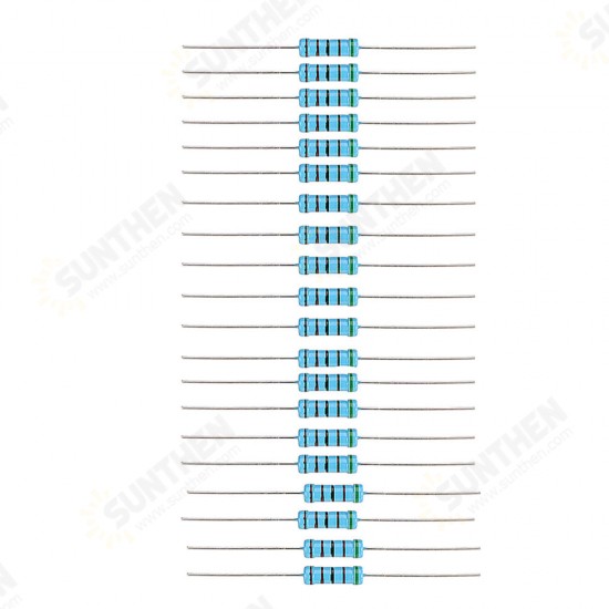 20pcs 2W 5.1KR Metal Film Resistor Resistance 1% 5.1K ohm Resistor