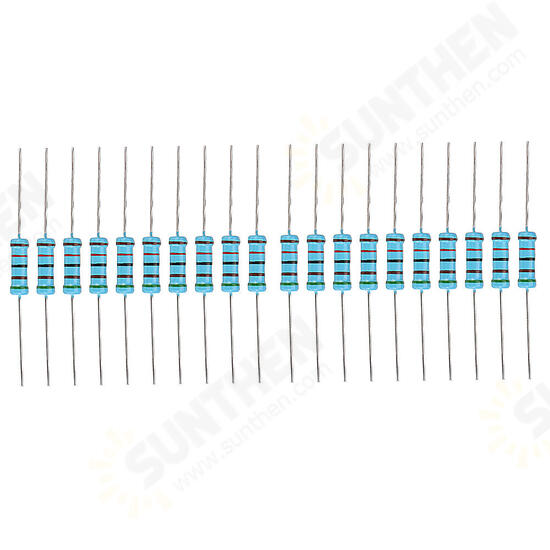 20pcs 2W 51KR Metal Film Resistor Resistance 1% 51K ohm Resistor