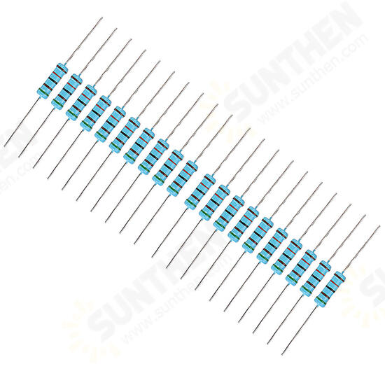 20pcs 2W 51KR Metal Film Resistor Resistance 1% 51K ohm Resistor