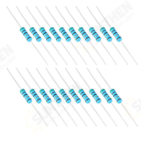 20pcs 2W 51R Metal Film Resistor Resistance 1% 51 ohm Resistor