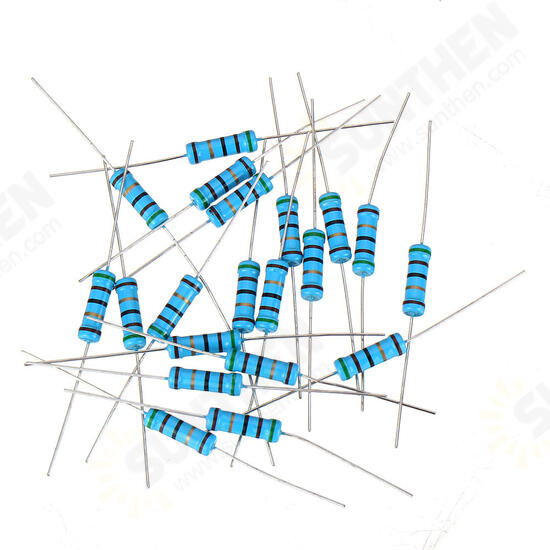 20pcs 2W 51R Metal Film Resistor Resistance 1% 51 ohm Resistor