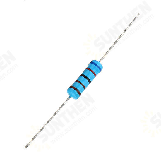 20pcs 2W 6.2KR Metal Film Resistor Resistance 1% 6.2K ohm Resistor