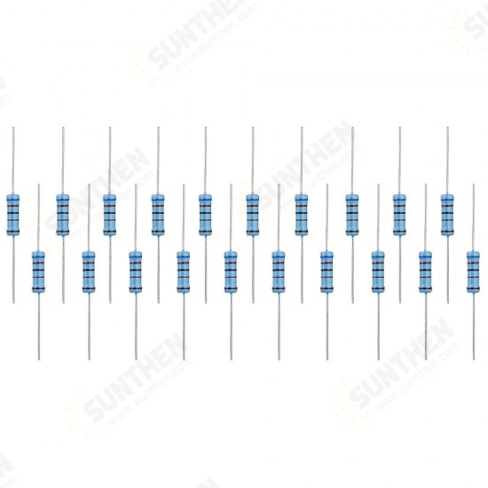 20pcs 2W 62KR Metal Film Resistor Resistance 1% 62K ohm Resistor