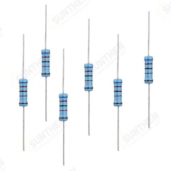 20pcs 2W 62KR Metal Film Resistor Resistance 1% 62K ohm Resistor