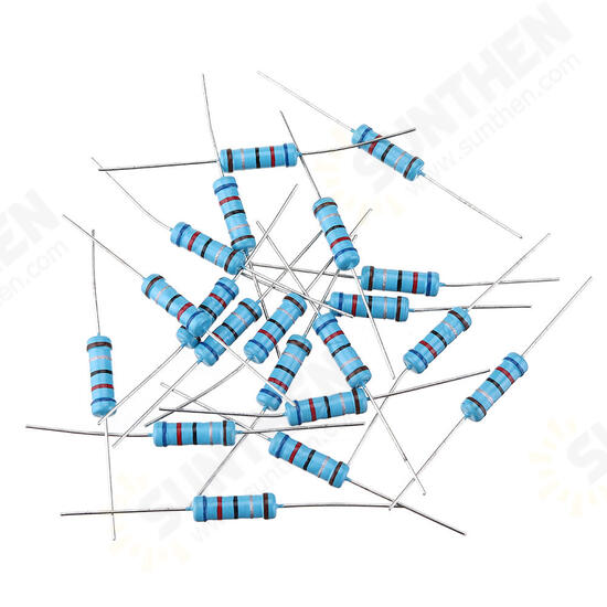 20pcs 2W 6.2R Metal Film Resistor Resistance 1% 6.2 ohm Resistor
