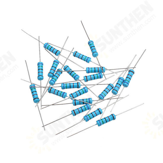 20pcs 2W 75KR Metal Film Resistor Resistance 1% 75K ohm Resistor