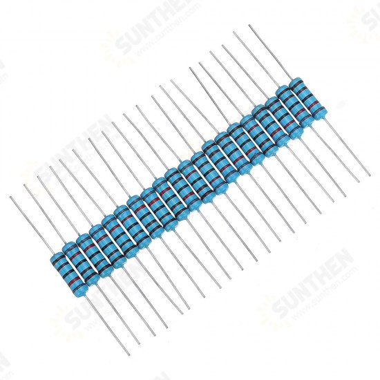 20pcs 2W 8.2KR Metal Film Resistor Resistance 1% 8.2K ohm Resistor