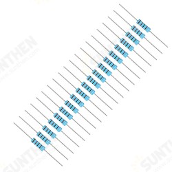 20pcs 2W 91KR Metal Film Resistor Resistance 1% 91K ohm Resistor 20pcs 2W 91KR Metal Film Resistor Resistance 1% 91K ohm Resistor