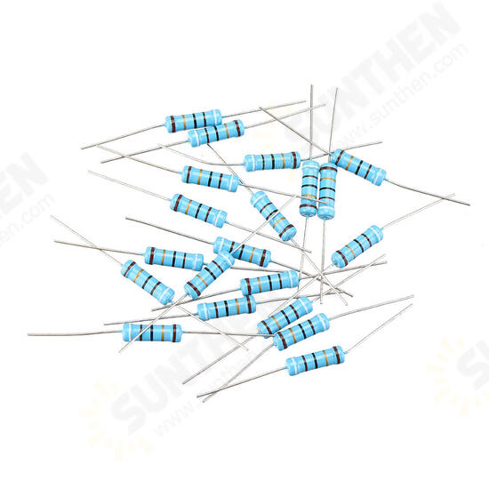 20pcs 2W 91R Metal Film Resistor Resistance 1% 91 ohm Resistor