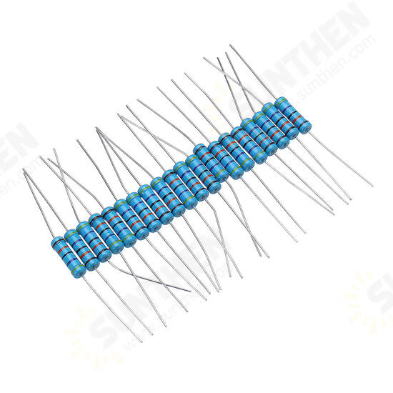 20pcs 2W Metal Film Resistor Resistance 1% 470K ohm Resistor