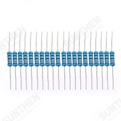 20pcs 2W Metal Film Resistor Resistance 1% 510K ohm Resistor 20pcs 2W Metal Film Resistor Resistance 1% 510K ohm Resistor