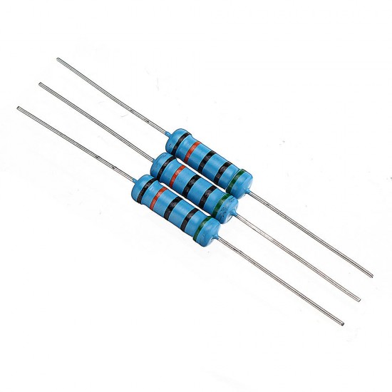 20pcs 2W Metal Film Resistor Resistance 1% 510K ohm Resistor