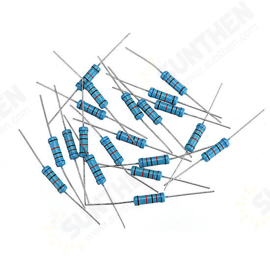 20pcs 2W Metal Film Resistor Resistance 1% 620K ohm Resistor