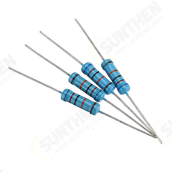 20pcs 2W Metal Film Resistor Resistance 1% 620K ohm Resistor