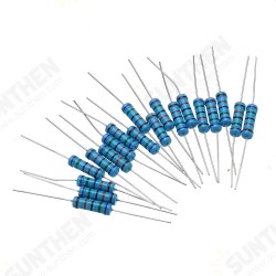 20pcs 2W Metal Film Resistor Resistance 1% 750K ohm Resistor 20pcs 2W Metal Film Resistor Resistance 1% 750K ohm Resistor