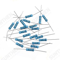 20pcs 2W Metal Film Resistor Resistance 1% 910K ohm Resistor 20pcs 2W Metal Film Resistor Resistance 1% 910K ohm Resistor