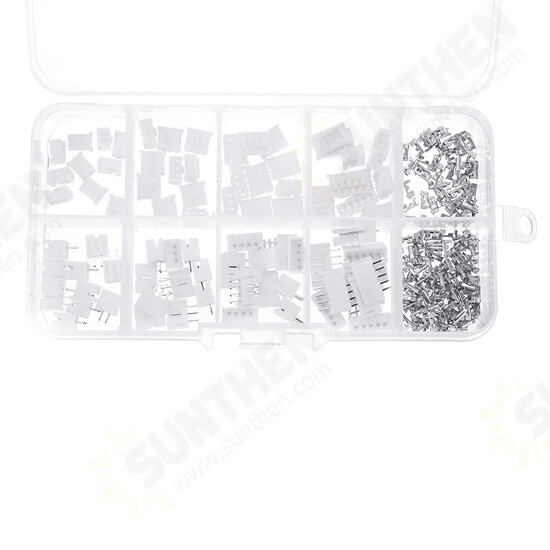 230pcs PH2.0 2p 3p 4p 5 pin 2.0mm Pitch Terminal Kit / Housing / Pin Header JST Connector Wire Connectors Adaptor PH Kits