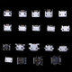 240PCS 24 Models Micro USB Connector Socket Jack USB Interface Connection Set Kit