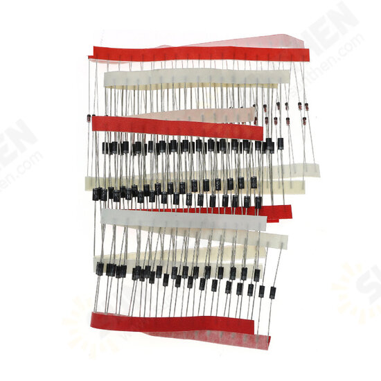 240Pcs 14 Value Diode Rectifier Fast Recovery Schottky Switching Diode Assortment Kit 1N4001 1N4004 1N4007 1N5404 1N5406 1N5408 RL207 240Pcs 14 Value Diode Rectifier Fast Recovery Schottky Switching Diode Assortment Kit 1N4001 1N4004 1N4007 1N5404 1N5406 1N5408 RL207